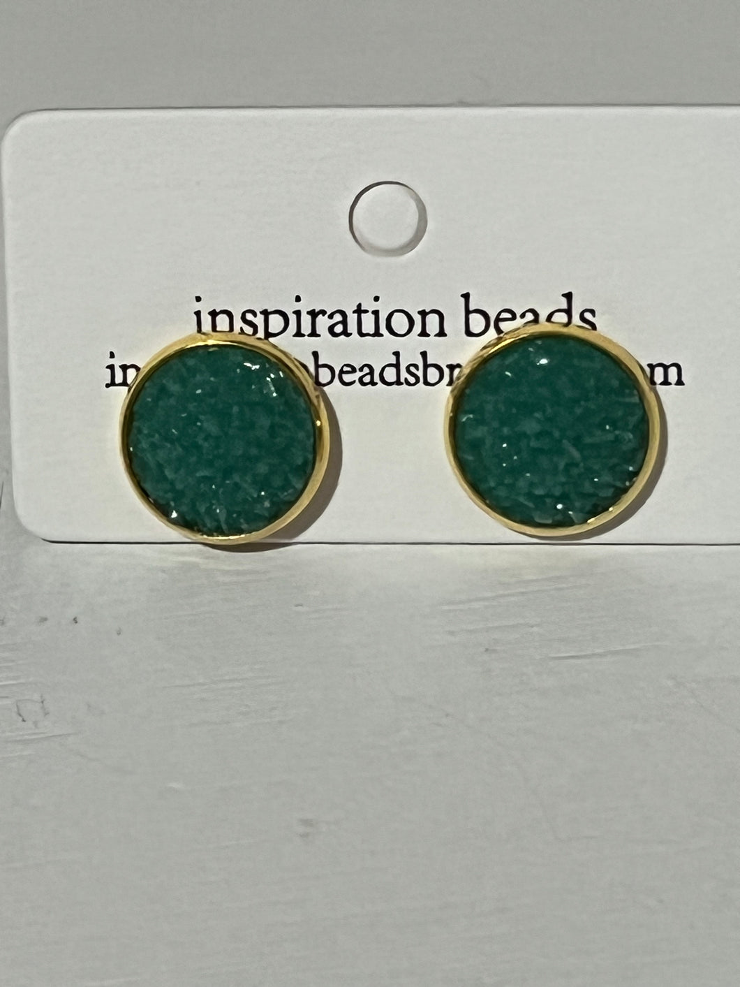 Aegean Druzy Stud Earrings