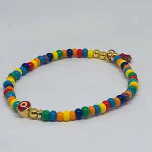 Rainbow Evil Eye Crush