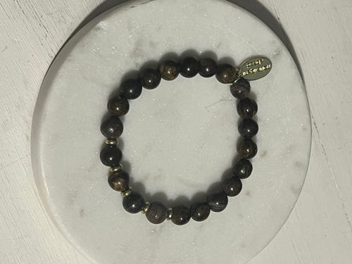 Bronzite Stacking Bracelet