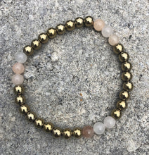 Gold Hematite and Semi-Precious Stone Lorelei Bracelet