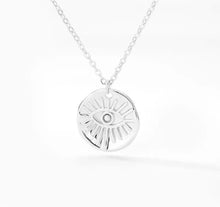 Stainless Steel Evil Eye Pendant Necklace