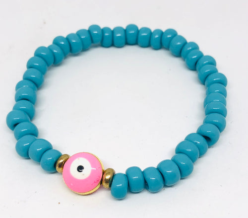 Turquoise Evil Eye Crush