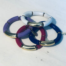 Color Crush Luxe Tube Bracelets with Hematite